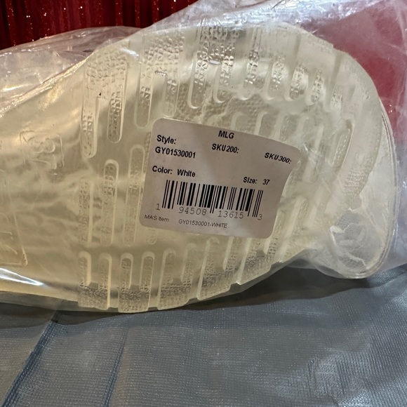 G6 G-six translucent PVC Lace Boots / rainboots size 37 - Picture 4 of 6